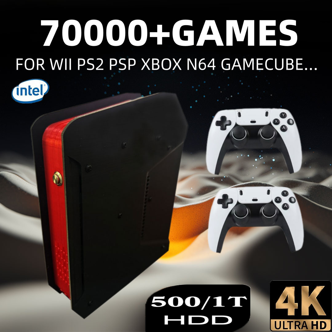 Gaming Console Gs5 - PS2/PSP/WII/N64/DC/SS 용 1T 듀얼 시스템 및