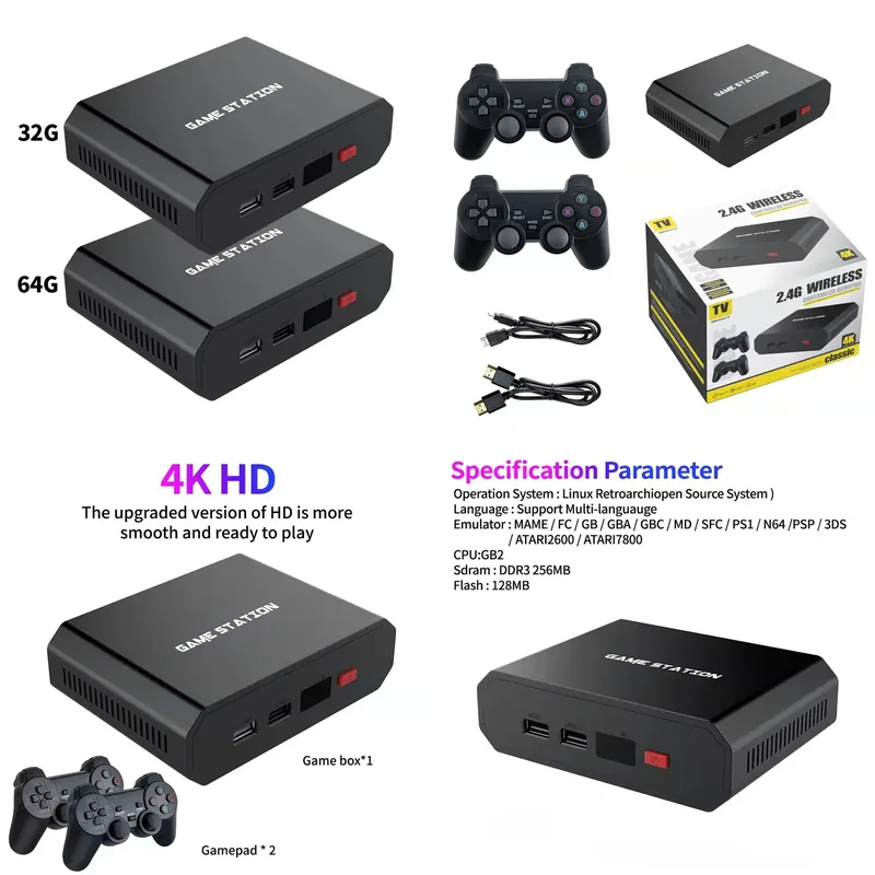 Gaming Console Video - M8plus HD 비디오 게임 콘솔 박스