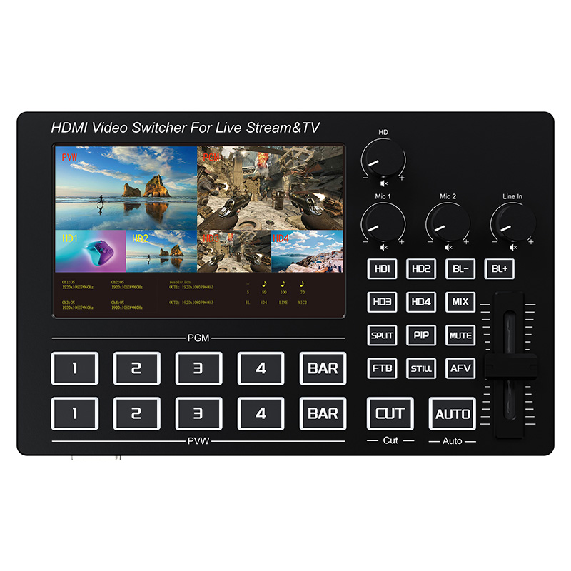 Gaming Console Video - 1080P 4채널 HDMI 라이브 스트리밍 비디오