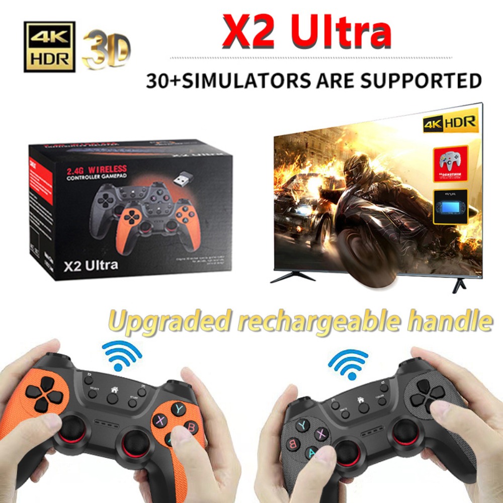 Gaming Console Gs5 - X2 울트라 레트로 게임 스틱 4K,