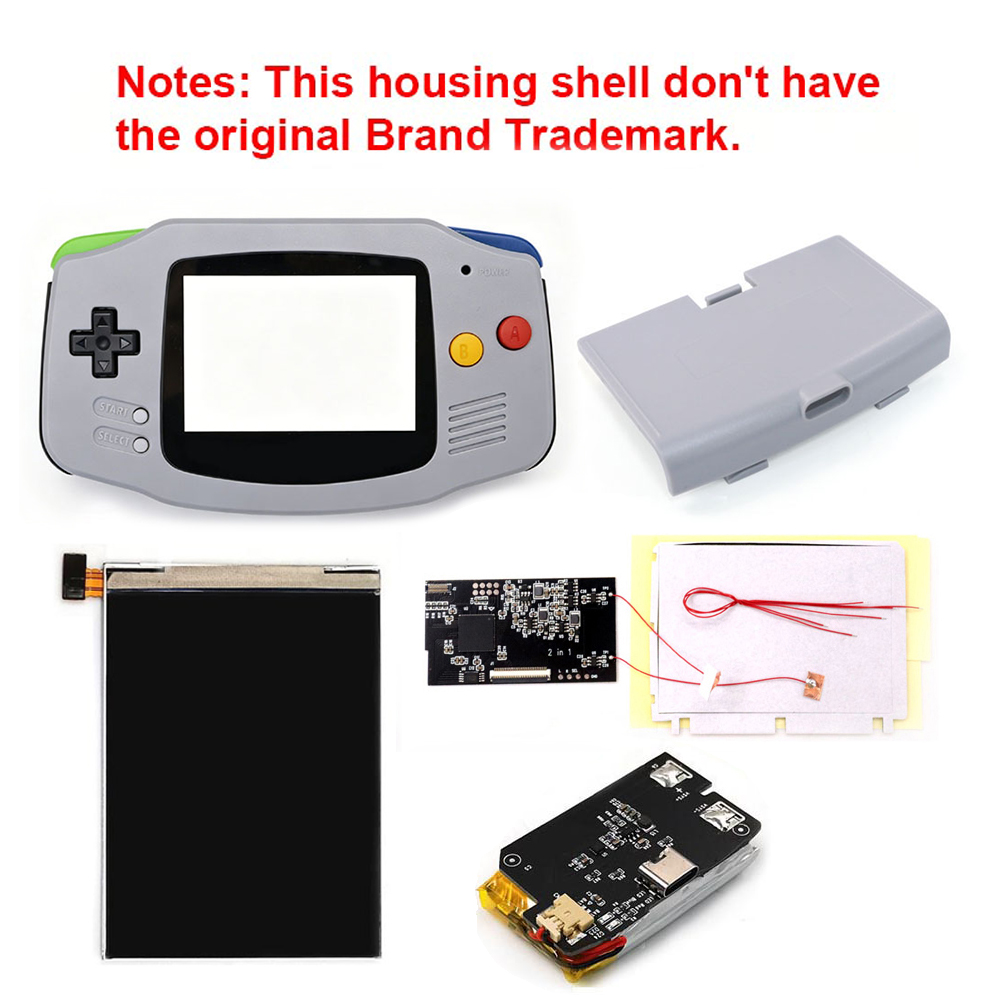 Gaming Console Nintendo - Hispeedido V2 IPS LCD 스크린 무납땜