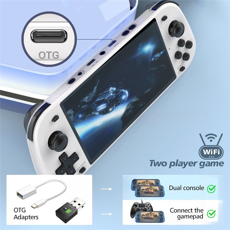 B27B 듀얼 플레이어 R50S 레트로 휴대용 게임 콘 - Gaming Console Online 리뷰 및 가격