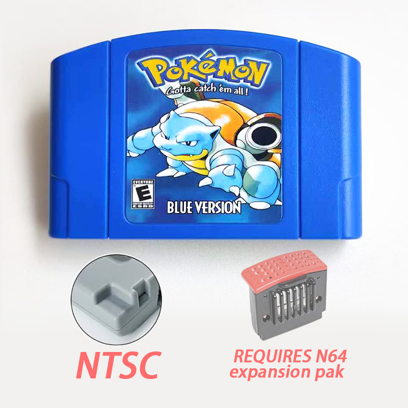 미국 NTSC 버전 영어판 포켓몬 블루 N64 레트로  - Gaming Console Video 리뷰 및 가격