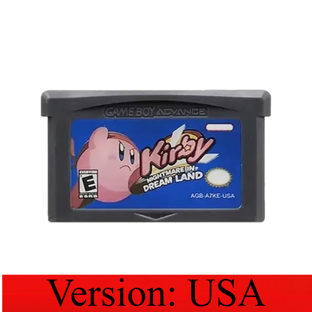 커비 32비트 게임 카드 GBA 게임 비디오 게임 카트 - Gaming Console Video 리뷰 및 가격