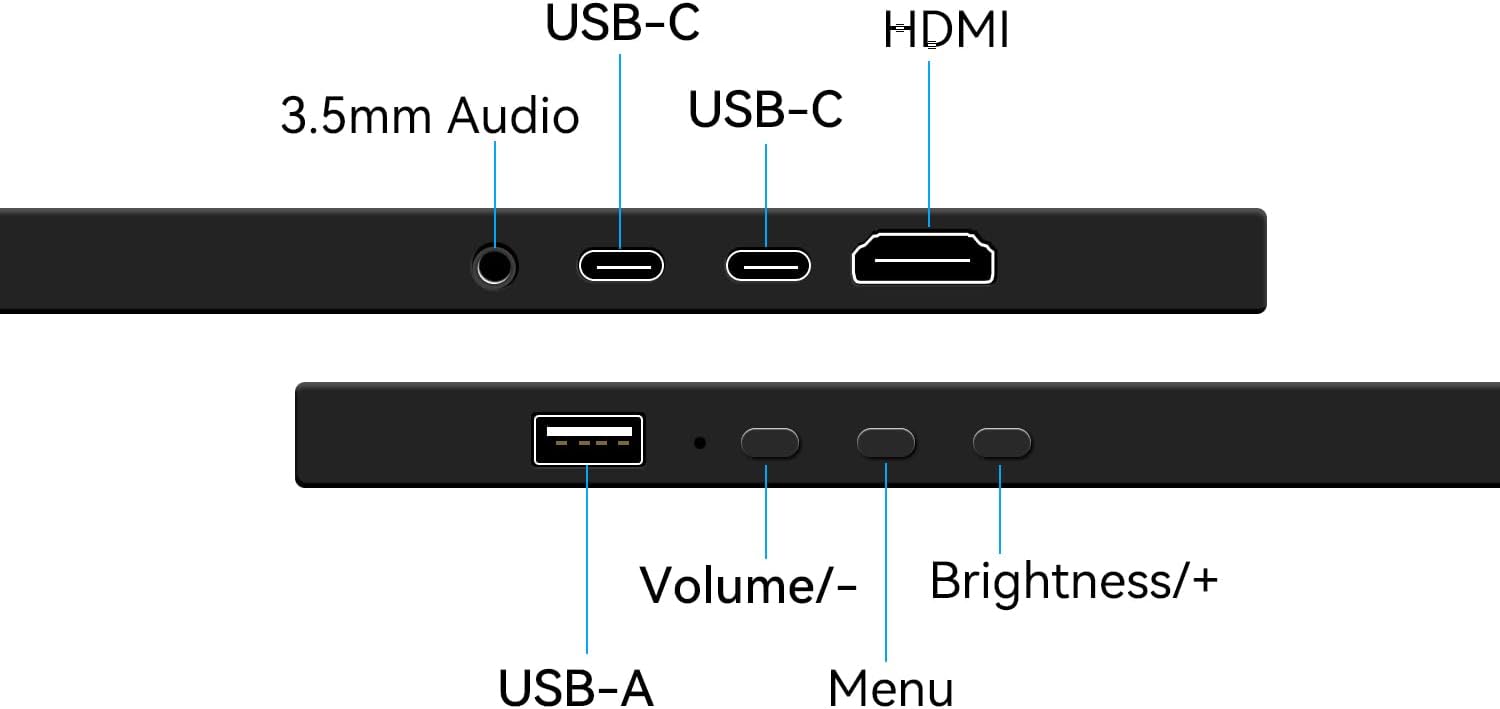 소형 터치스크린 모니터 10.1인치 IPS 터치 스크린 - Gaming Console Images 리뷰 및 가격