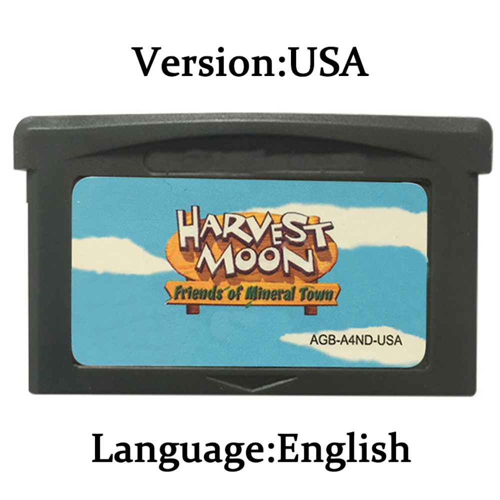 Harvest Moon GBA 게임 카트리지 32비트  - Gaming Console Video 리뷰 및 가격
