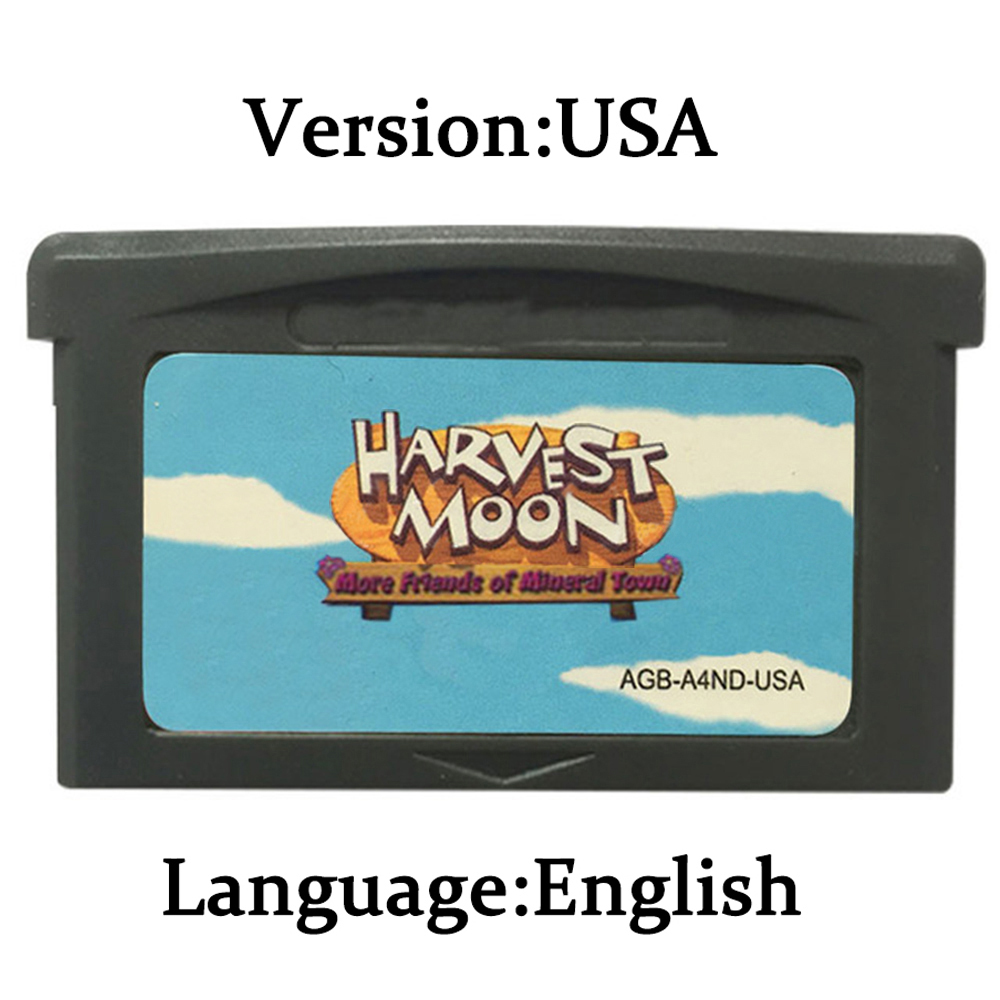 Harvest Moon GBA 게임 카트리지 32비트  - Gaming Console Video 리뷰 및 가격