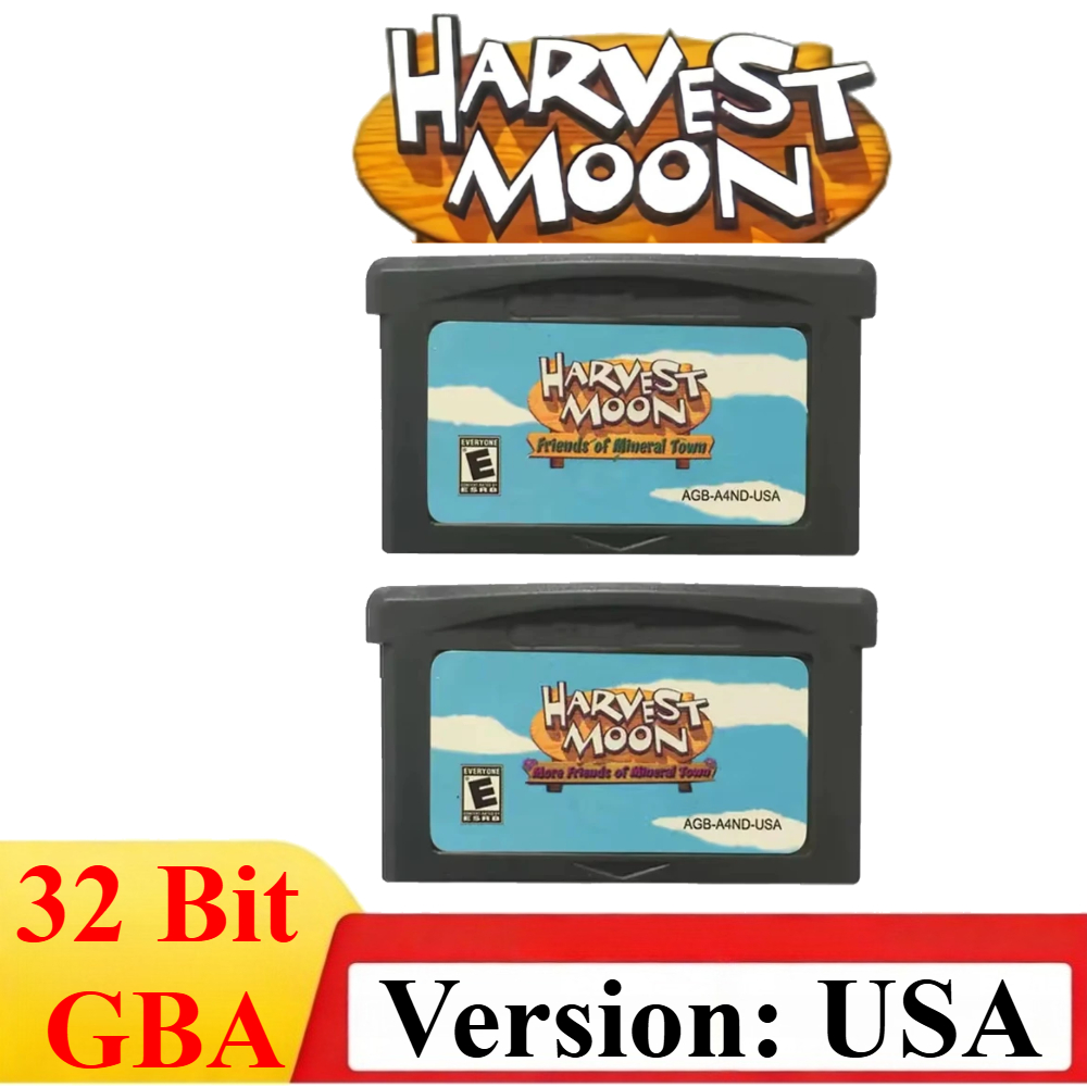 GBA/SP/DS USA Harvest Moon GBA - Gaming Console Video 리뷰 및 가격