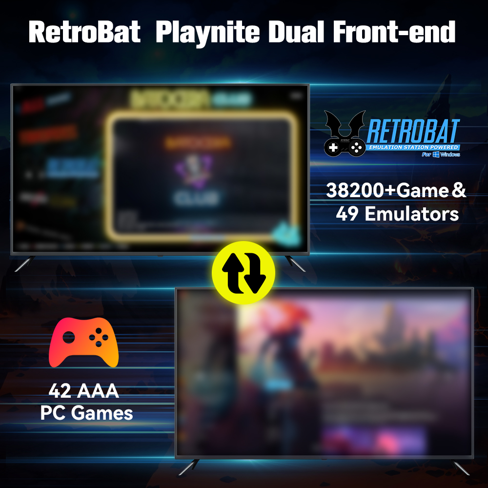 Retrobat&Playnite 시스템 HDD 레트로  - Gaming Console Gs5 리뷰 및 가격