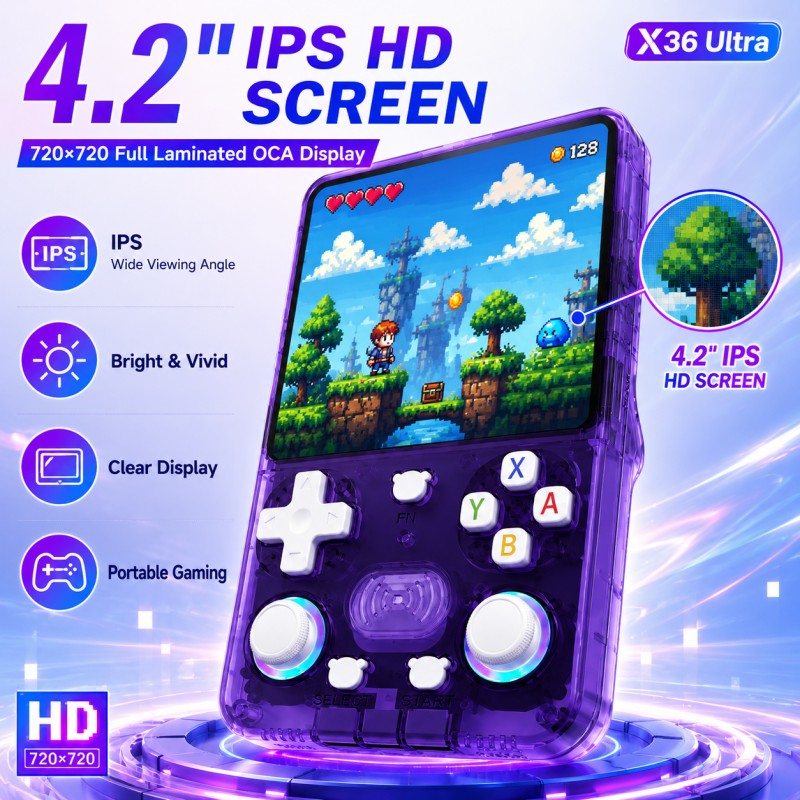 X36 울트라 휴대용 게임 콘솔 안드로이드 10 듀얼  - Gaming Console Online 리뷰 및 가격